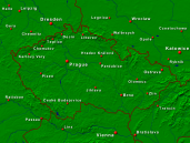 Czech Republic Towns + Borders 800x600